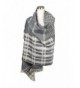 Womens Hounds tooth Checkered Design Oblong in Cold Weather Scarves & Wraps