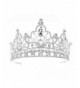 FF Pageant Crown Tiara for Women 4 Inches Tall Tiaras Wedding Hair Accessories - C712N8O7482
