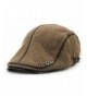 MOTINE Men's Knitted Wool Driving Duckbill Hat Warm Newsboy Flat Scally Cap - Coffee02 - CY12O76IROO