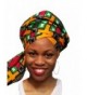 Orange-Green- Red African Print Ankara Head wrap- Multicolor Tie- scarf- One Size - CX12OI6M6J4