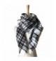 Abclothing Family Match Scarf Plaid Blanket Shawls for Adult and Kids - Whitegray - CP1883WZKZA