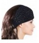 Sparkling Rhinestone and Dots Wide Elastic Headband - Black - Black - CE11CMTES2F