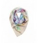 TexereSilk Women's 100% Silk Square Fashion Scarf - Elegant Stylish Gift AS0027 - Multicolored - C1115EPVMB9