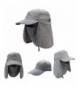Outdoor Protection Folding Removable Shield in Men's Sun Hats