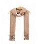 WILD-WIND Cashmere Feel Winter Scarf fashion super soft Shawl Wrap for Woman & Man - Khaki - C112MZZSR96