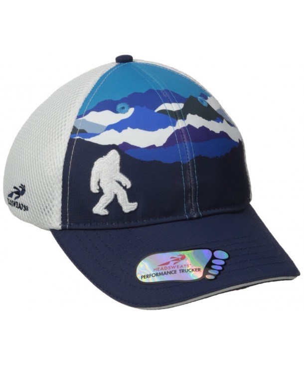Headsweats Cotton Trucker Hat - Sublimated Bigfoot Mountains - CU12FY6PXHB