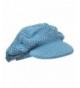 Crocheted Newsboy Hats 01 Sky in Men's Newsboy Caps
