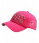 Raon B52 Women Girl Color Cute Style Cotton Leopard Pink Mark Ball Cap Baseball Hat Truckers - HotPink - CB129AN2WW7