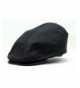 Men's Genuine Leather Ivy Cap Made in USA-Black-L/XL - CW11G65NQ97