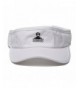 Women Sun Hats Embroidered Scuba Visor Wide Brim Cap UV Protection Summer Cap (White) - CW184C2A7HN