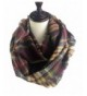 HONEYJOY Lady Comfort Warm Fashion Lovely Chunky Tartan Plaid Blanket Scarf Wrap - 9 - CS12N8ZTNU9