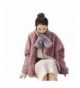 Tangshuo Woman Winter Soft Cozy Chunky Fur Scarf Easy Wrap not Scratch Your Neck. - Gray - C4189TS5T7D