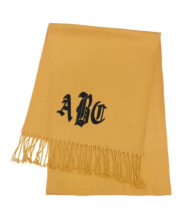 KYS Womens Personalized Cashmere Feel Scarf - Camel - CV187A3CMC6