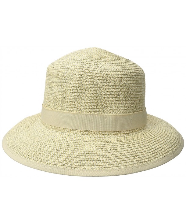Physician Endorsed Women's Pitch Perfect Straw Sun Hat- Rated UPF 50+ For Max Sun Protection - Gold Tweed - CC11N1P2JRP