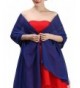 Edress Chiffon Sheer Evening Dress Shawl Scarves - Royal Blue - C6188WLI0E8