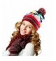 Harmony Life 10 LED Light Up Beanie Hat Flashing Knitting Cap- Reindeer Pom Beanie - Red - C6187KD4Y3Z
