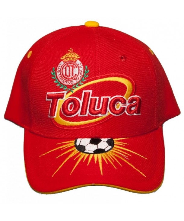 NEW!! Deportivo Toluca F&uacutetbol Club - Velcro Back Hat 3D Embroidered Cap - Toluca - CN11E3AOGWH