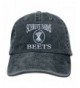Men And Women Schrute Farms Beets Vintage Jeans Baseball Cap - Navy - CS188CNCOQ9