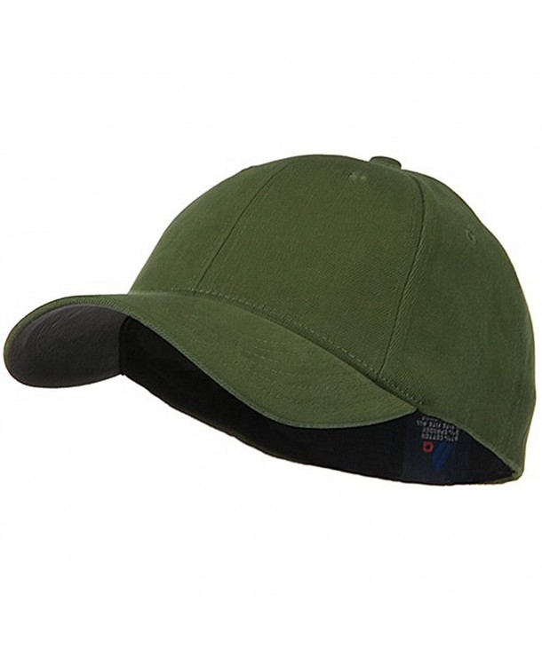 Low Profile Brushed Flex Cap - Olive - C01153M24PB