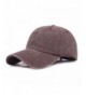 Dad Hat For Men- Mens Adjustable 100% Cotton Baseball Cap - Brown - CL186UXO672