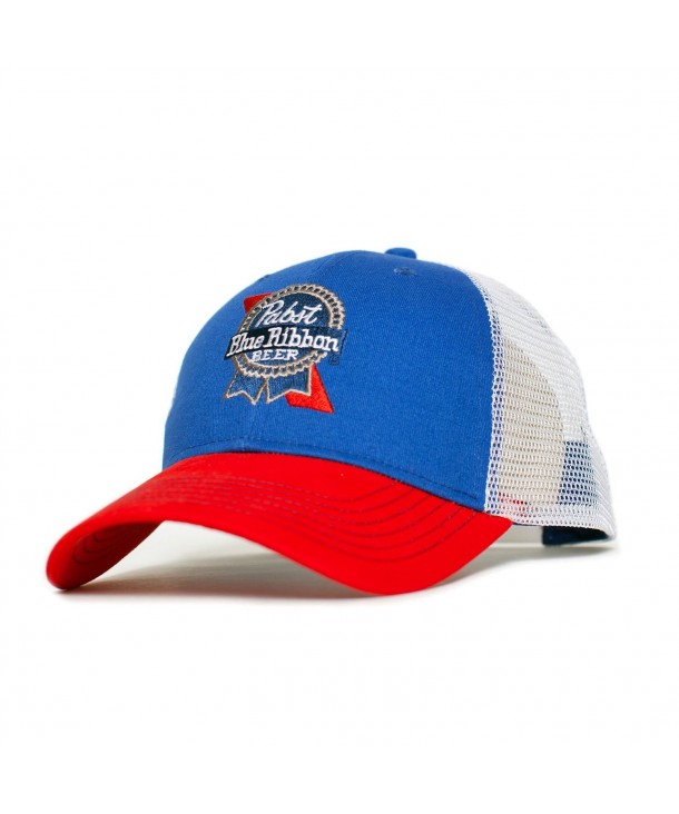 Pabst Blue Ribbon Embroidered Logo Hat - C217WXDZDZE