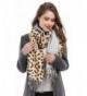 Bienvenu Houndstooth Leopard Pattern Scarves in Fashion Scarves