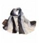 Ysiop Womens 100% Silk Scarves Lightweight Sunscreen Shawls and Beach Wraps - Black 1 - CD17YLQNSUU