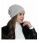 LAOWWO Winter Skull Cap Beanie Warm Knit Baggy Slouchy Hat For Men or Women - Light Gray - CP189ISD039