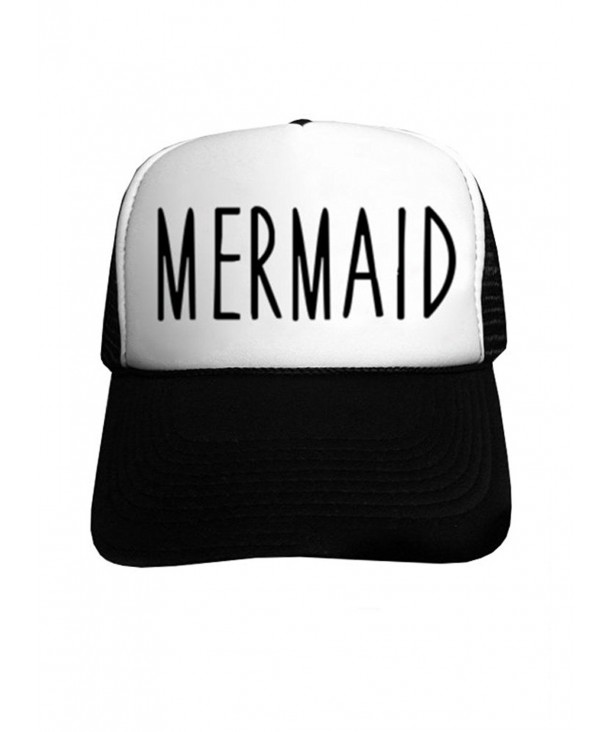 Dentz Design Mermaid Trucker Hat - Black/White - CB12GM52LLT