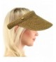 Protect Braid Visor Beach Hat
