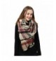 Blanket Scarf Wrap Tartan Checked Winter Scarf Shawl for Women Fashion Scarves - F: Brown Kahki - CF187GTN6XE