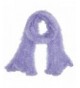 CTM Women's Magic Scarf Knit Hood Wrap Scarf - Lilac - CS186UQRNCQ