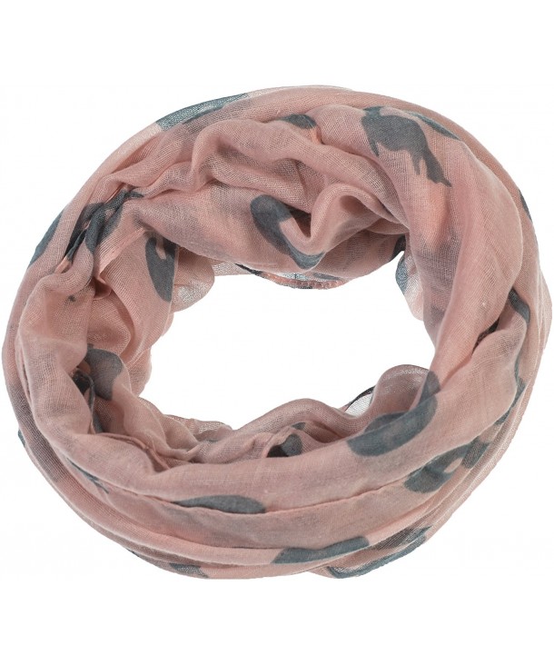 Hand By Hand Aprileo Squirrel Infinity Scarf Animal Celebrity Fashion Loop Loose - Pink. - CO12GUFW2MJ