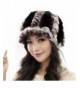AutumnFall Women Girls Fluffy Knit Hat Crochet Winter Warm Snow Cap with Visor - A - CR12O3VGTD3