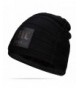 Nine City Stylish Unisex Baggy Beanie Slouchy Crease Knit Beanie Baggy Skull Cap Hat (Black) - CT12MN19K51
