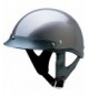 HCI Gloss Deep Silver Motorcycle Half Helmet w/ Visor - ABS Shell 100-112 - CN11HNUC7R1
