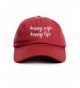Happy Wife Happy Life Unstructured Dad Hat-Cardinal Red - CK12NV8VYES