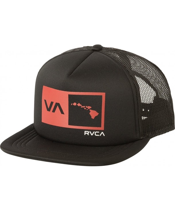 RVCA Islands Balance Box Foam Trucker Hat - Pirate Black - CX1887SUWDN