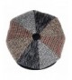 Mens Patchwork Wool Big Apple Duckbill Ivy Newsboy Irish Tweed Cap Hat - CW128AC3JC1