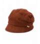 Lawliet Lady Winter newsboy Cabbie Hat Warm Crushable Casual Cap T295 - Rust Red - CD188WNQDON