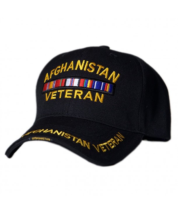 US HONOR TM Embroidered Veteran Afghanistan Bar Baseball Caps Hats - CX1885LM49M