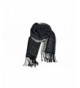 High Style 100% Brushed Pure Silk Men and Women Scarfs (Various Colors and Designs) - Charcoal/White - CO11OY6MRSL