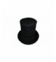 Sharpshooter Tall Leather Abraham Lincoln Stovepipe High Top Hat - Black - CK11IZ1YQ67