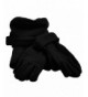 Women's Black Solid Polyester Fleece 3-Piece gloves scarf Hat Winter Set WSET50 - C3110872FPF
