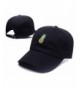 Pineapple Baseball Style Unconstructed Black in Women's Baseball Caps