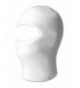 TopHeadwear One 1 Hole Ski Mask - White - CA11BNPOYI7