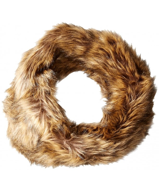 D&Y Women's Single Faux Fur Loop with Twist - Natural - CB12JQ64UK1