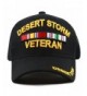 The Hat Depot 1100 Official Licensed 3D Desert Storm Veteran Ribbon Cap - Black - CN12O8Z15SO