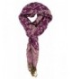 LibbySue-Reversible Tapestry Paisley Pashmina Scarf Shawl Wrap in Rich Colors - Purple - C611PRRK7MT