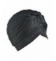1 High Quality Stretchable Turban Hat - Black - CO11HB5JHD5